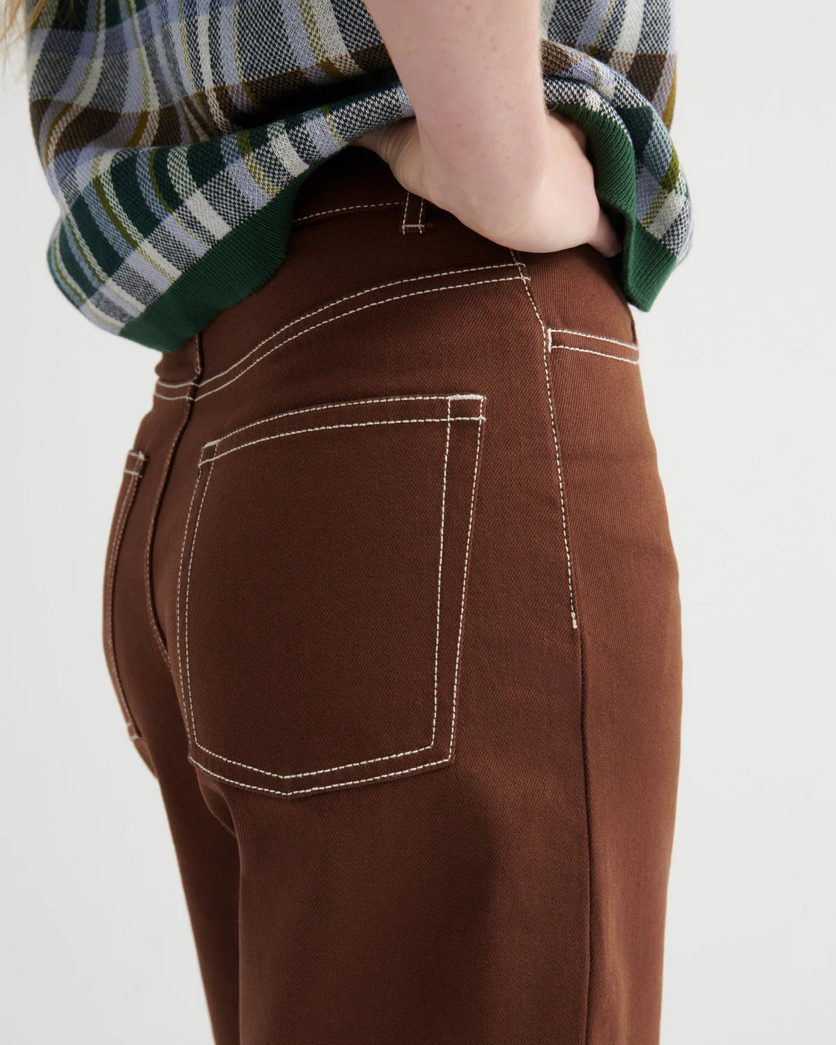 UNITY JEANS (Brown Denim)