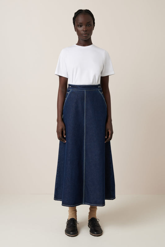 PIPER SKIRT (Indigo Denim)