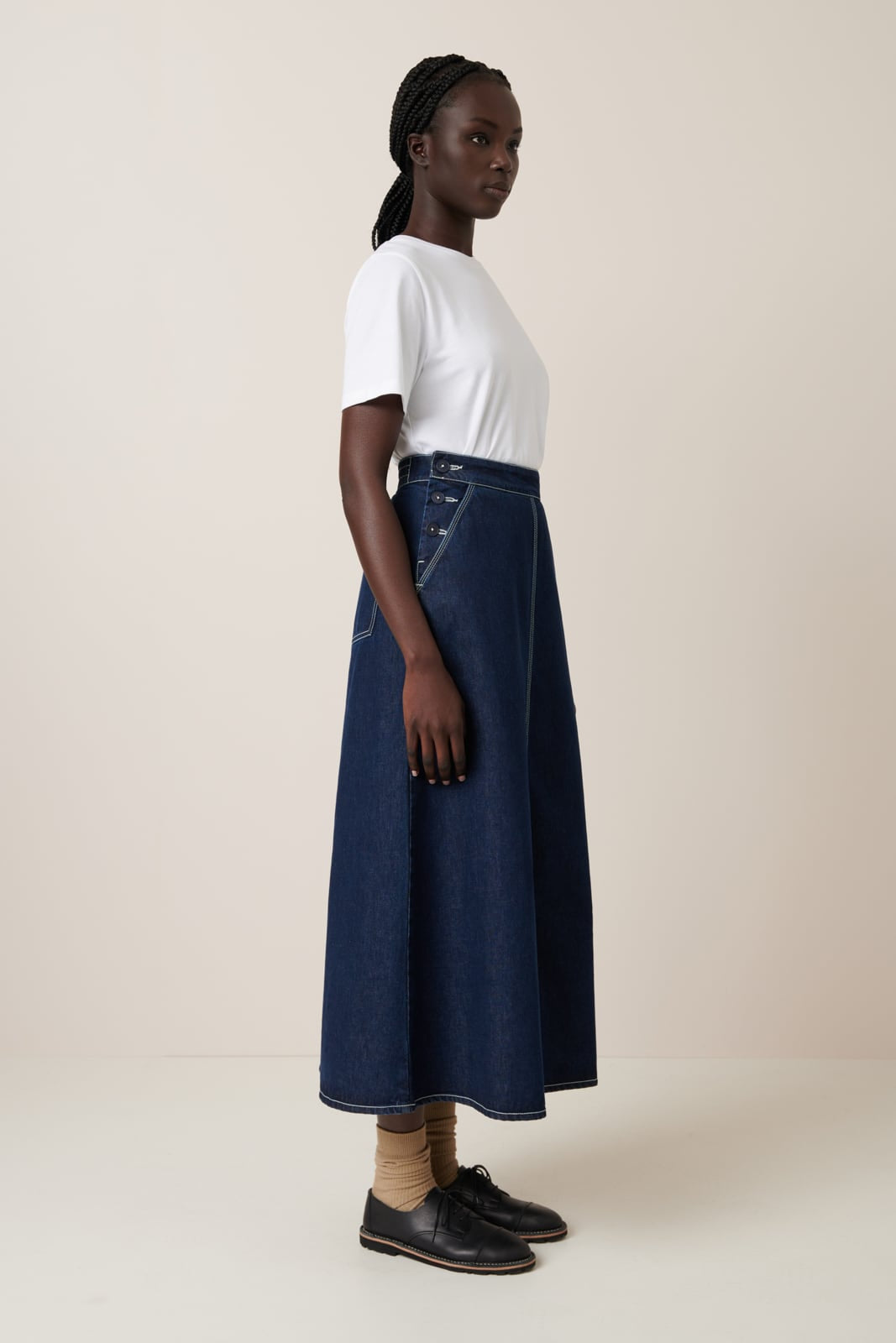 PIPER SKIRT (Indigo Denim)
