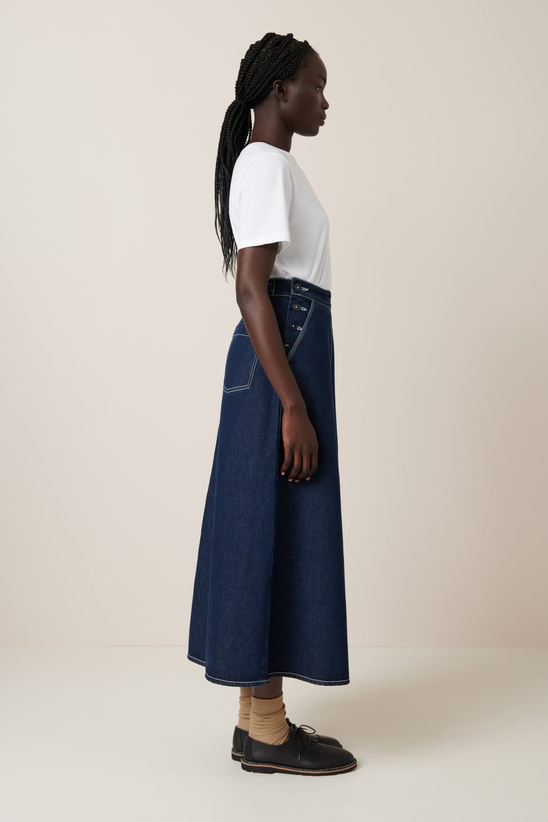 PIPER SKIRT (Indigo Denim)