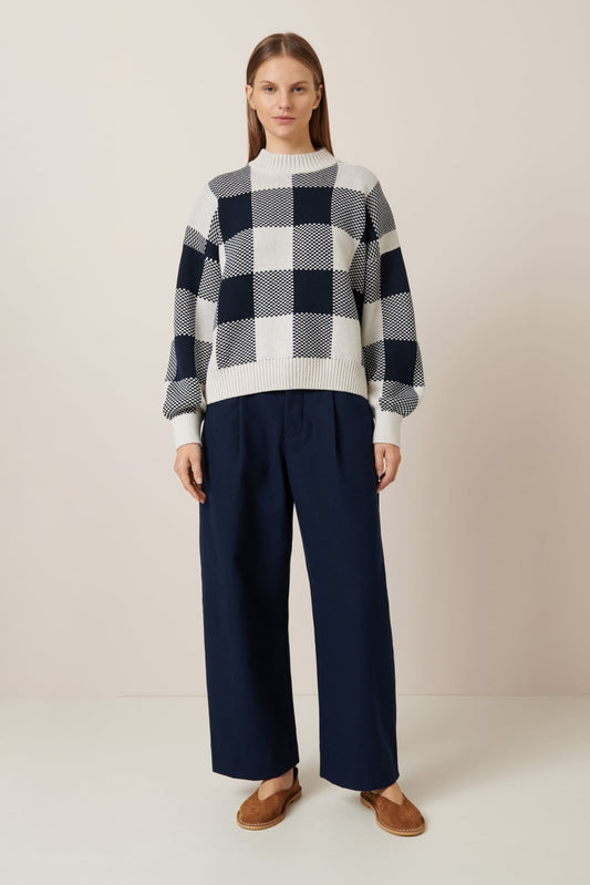 OTTI JUMPER (Navy Check)