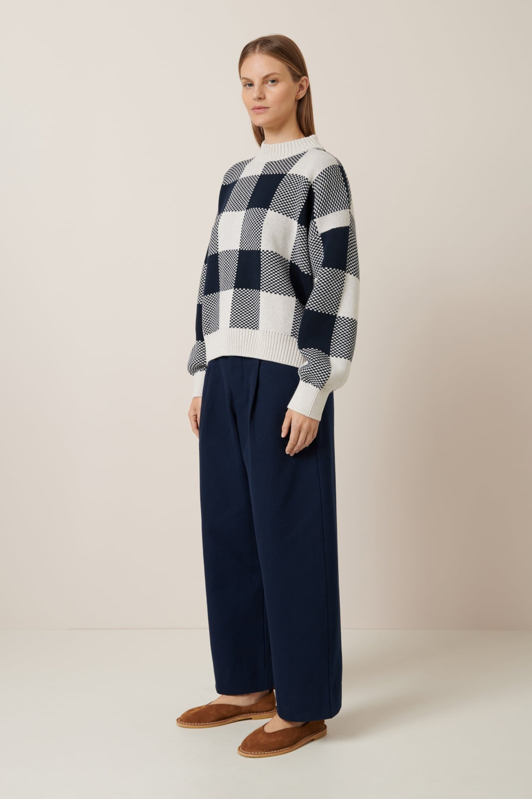 OTTI JUMPER (Navy Check)