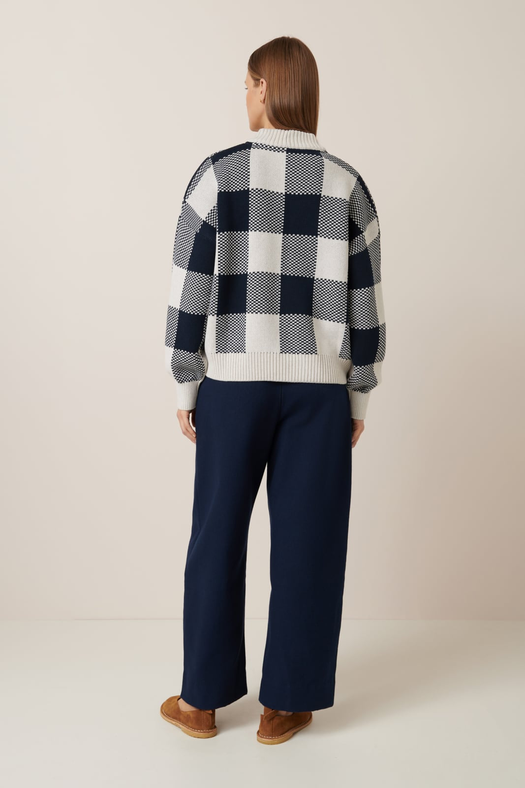 OTTI JUMPER (Navy Check)