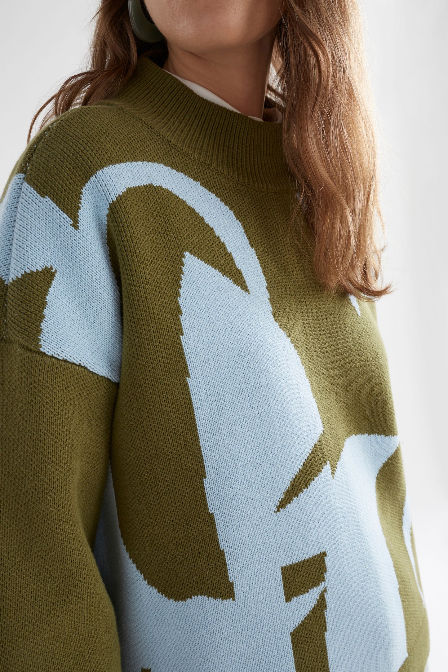 LEBEN SWEATER (Artichoke/Washer)