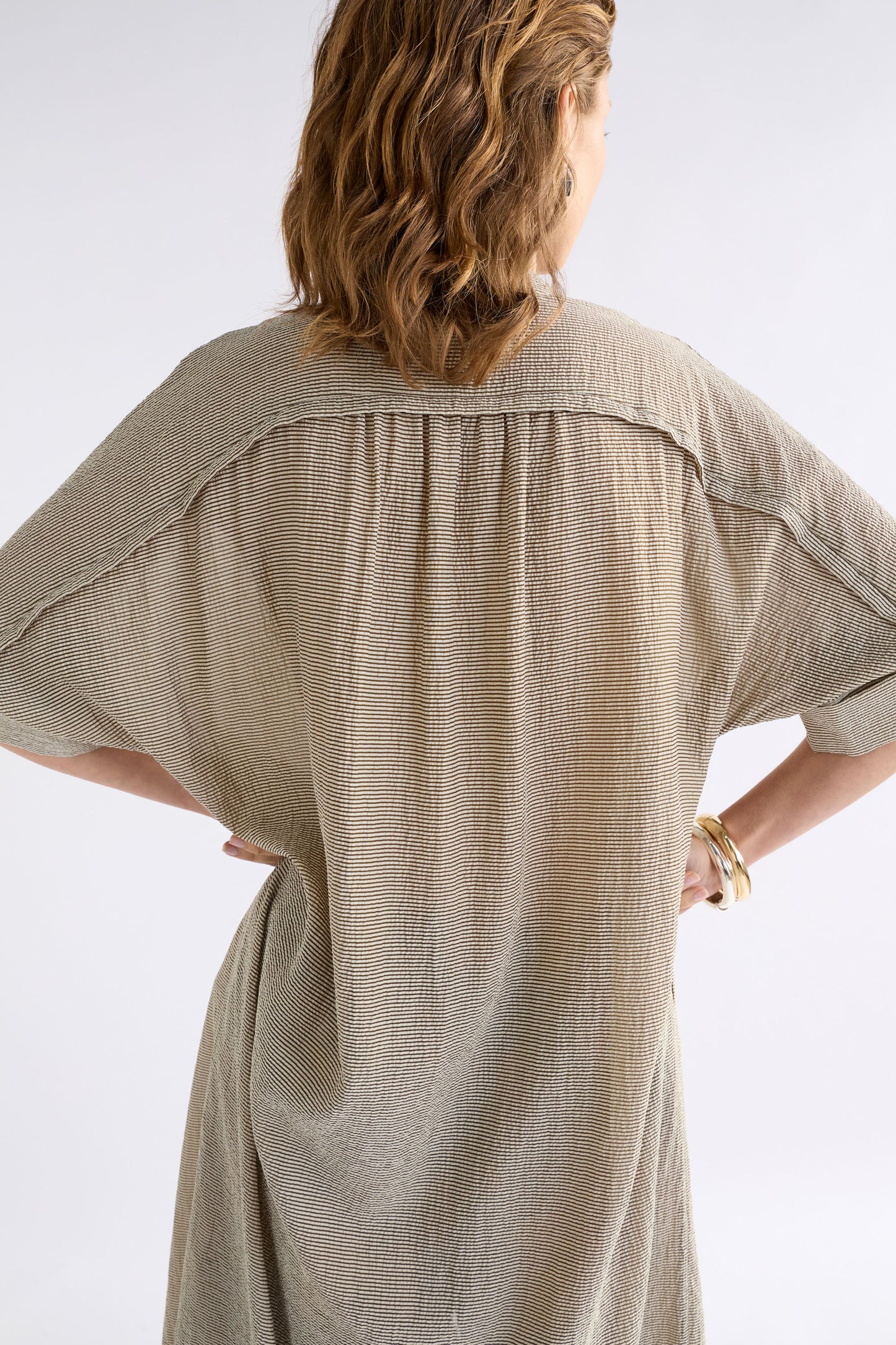 PORTA DRESS (Olive Stripe)