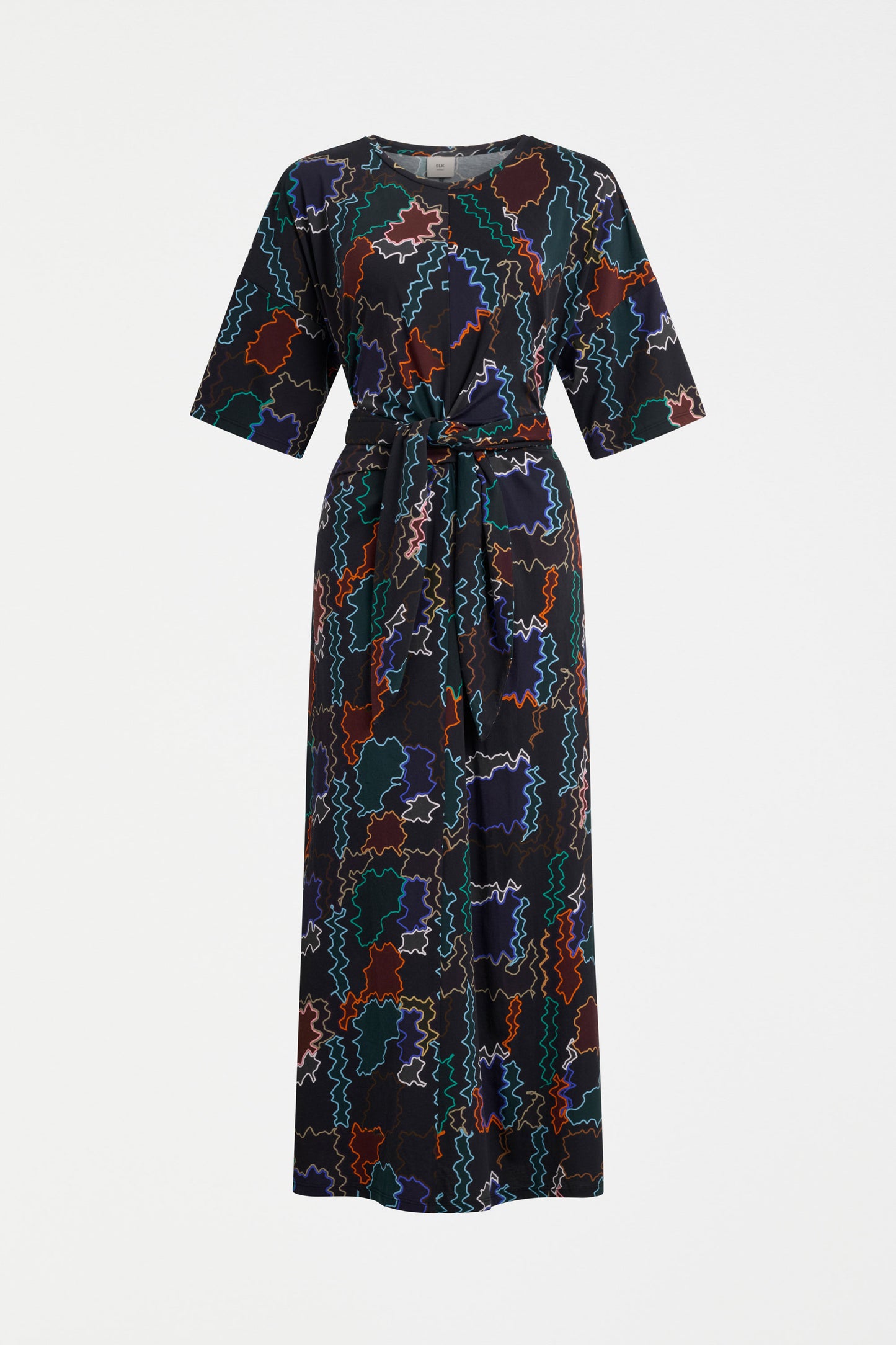 KIHTE TSHIRT DRESS (Suma Line Print)