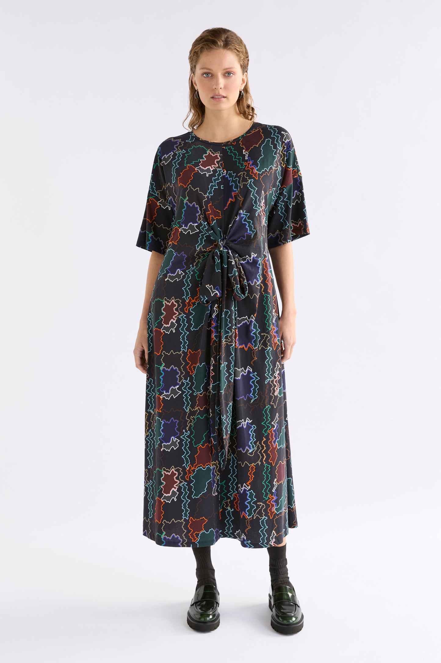 KIHTE TSHIRT DRESS (Suma Line Print)