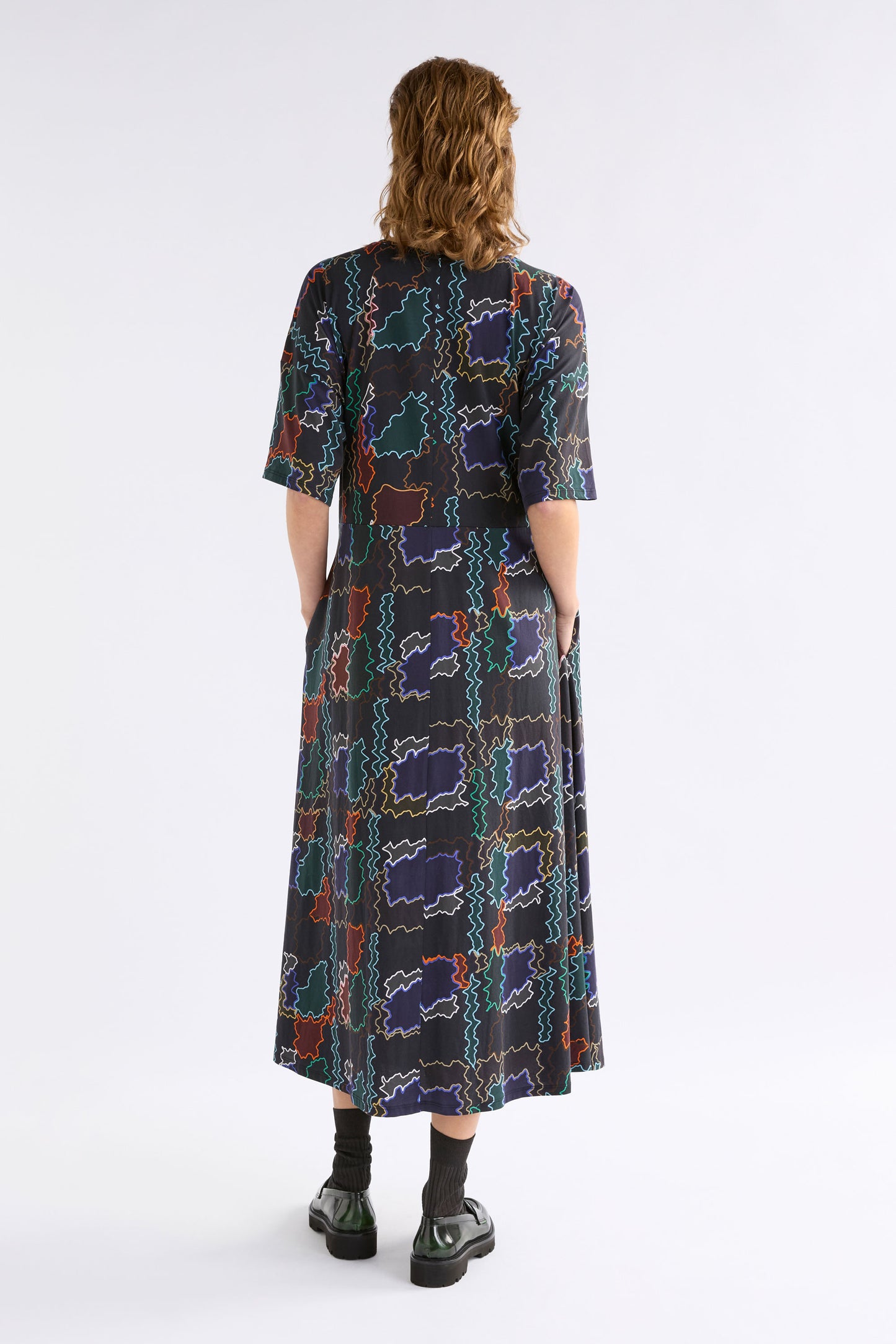 KIHTE TSHIRT DRESS (Suma Line Print)