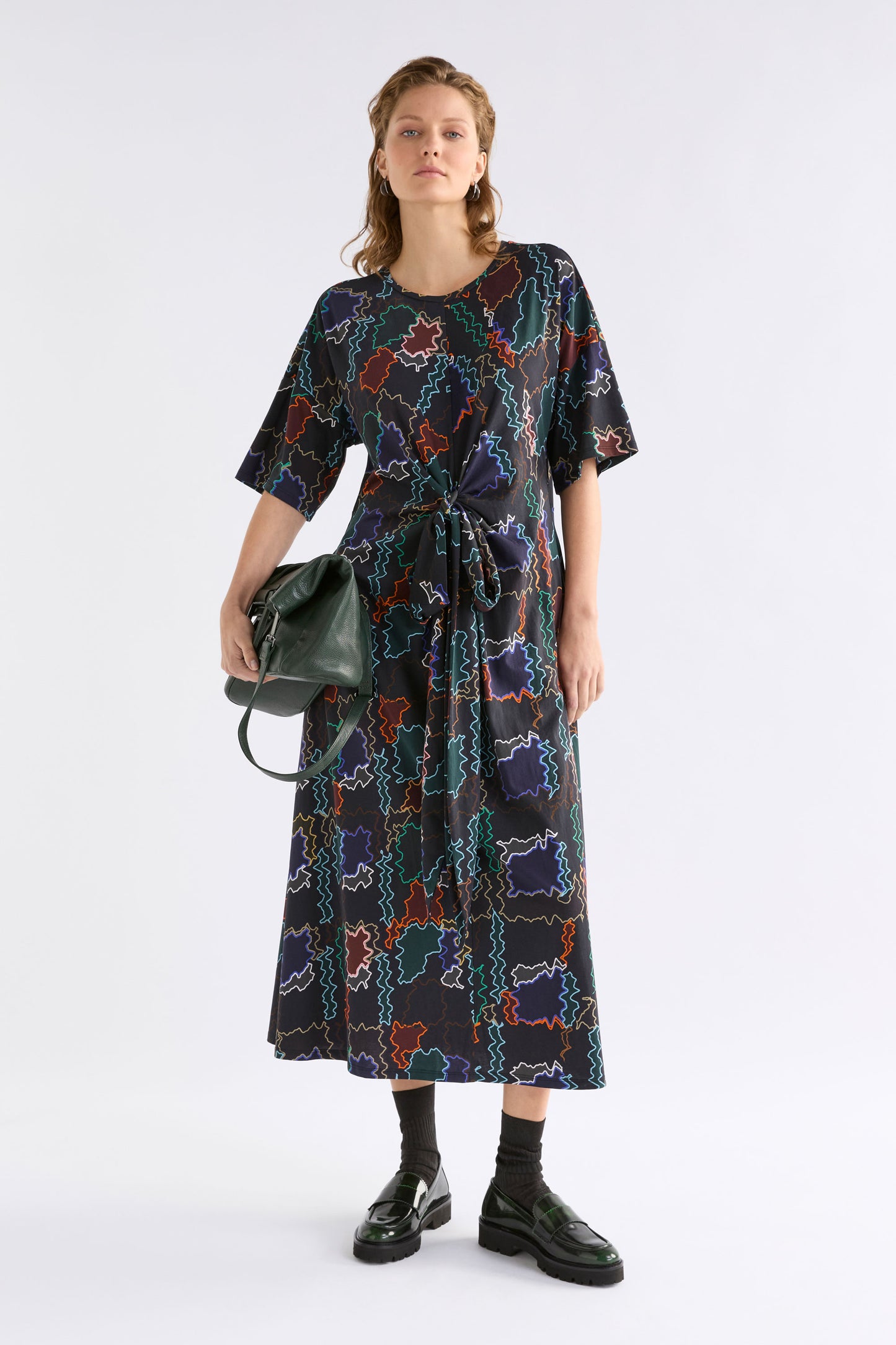 KIHTE TSHIRT DRESS (Suma Line Print)