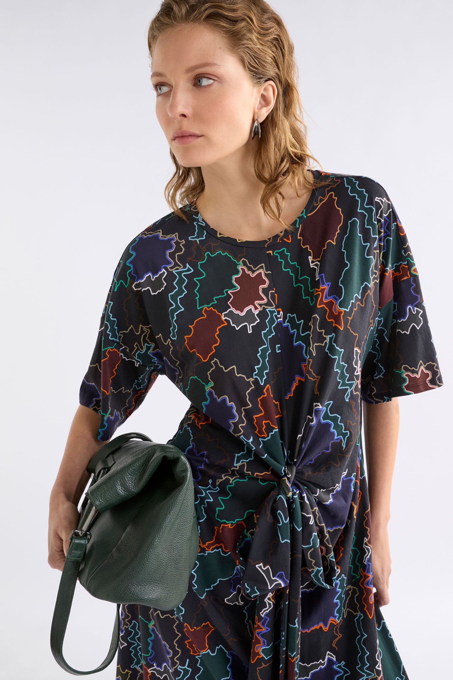 KIHTE TSHIRT DRESS (Suma Line Print)