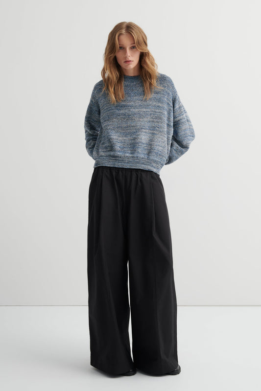 HERO KNIT CREW (Twisted Blue)