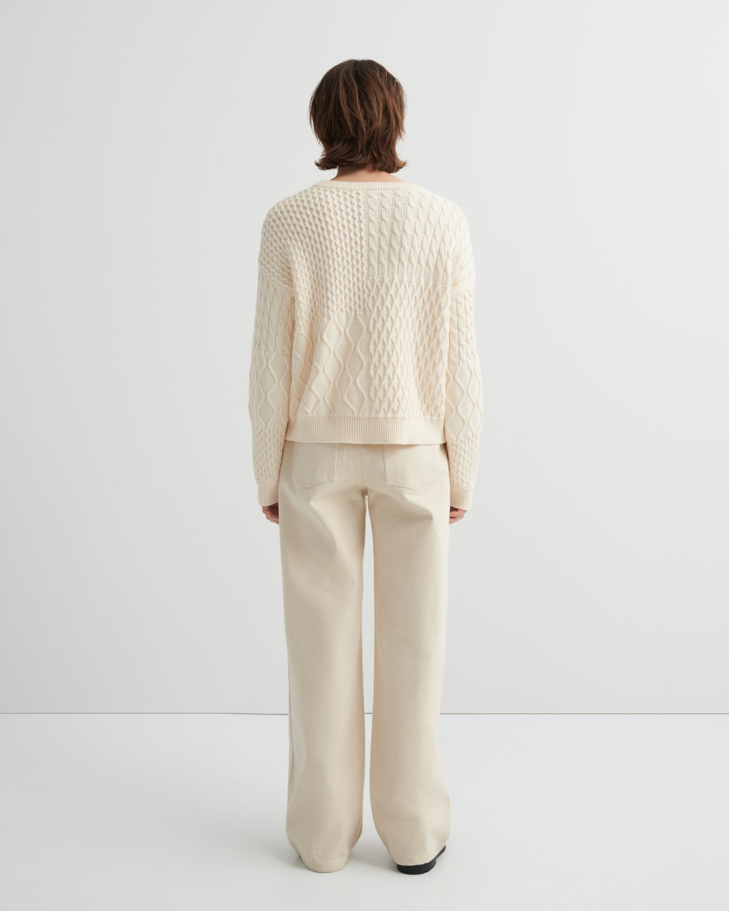 PATCHWORK JUMPER (Chalk)