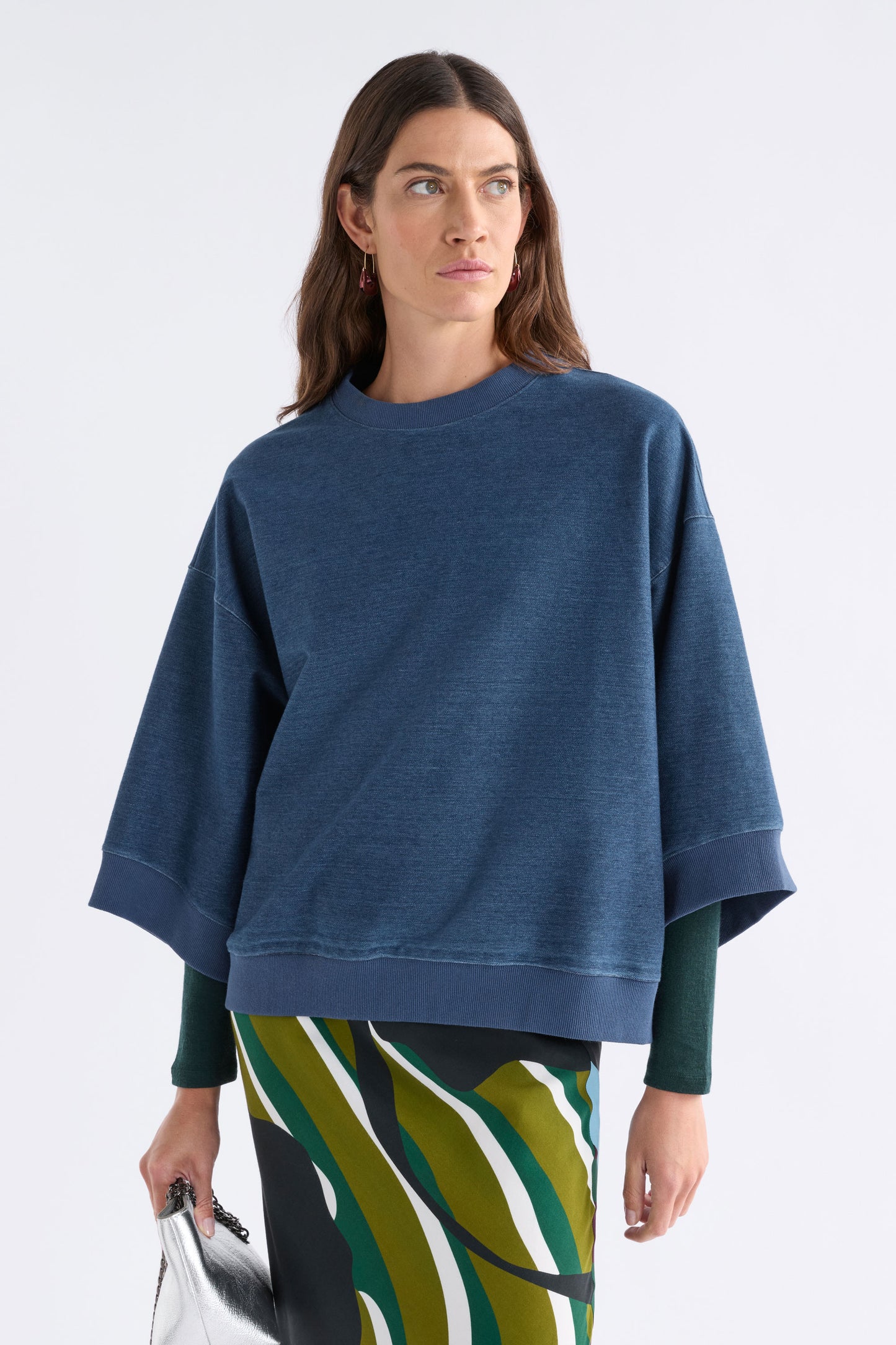 ENFELD TEE (Mid Blue Wash)
