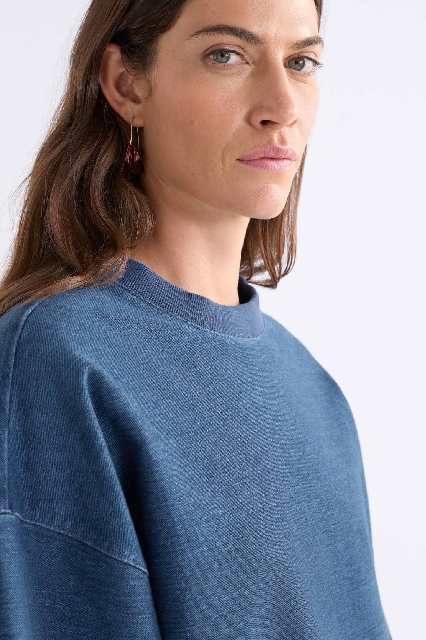 ENFELD TEE (Mid Blue Wash)