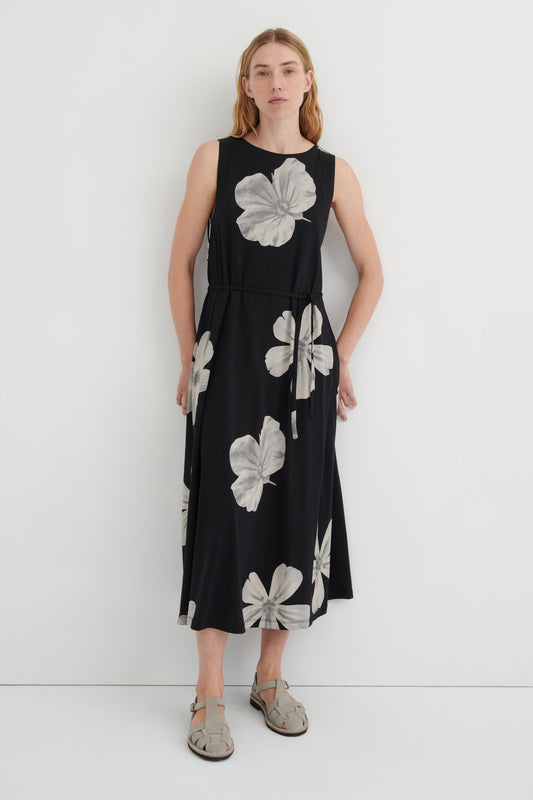 TANK SWING DRESS (Mono Floral)