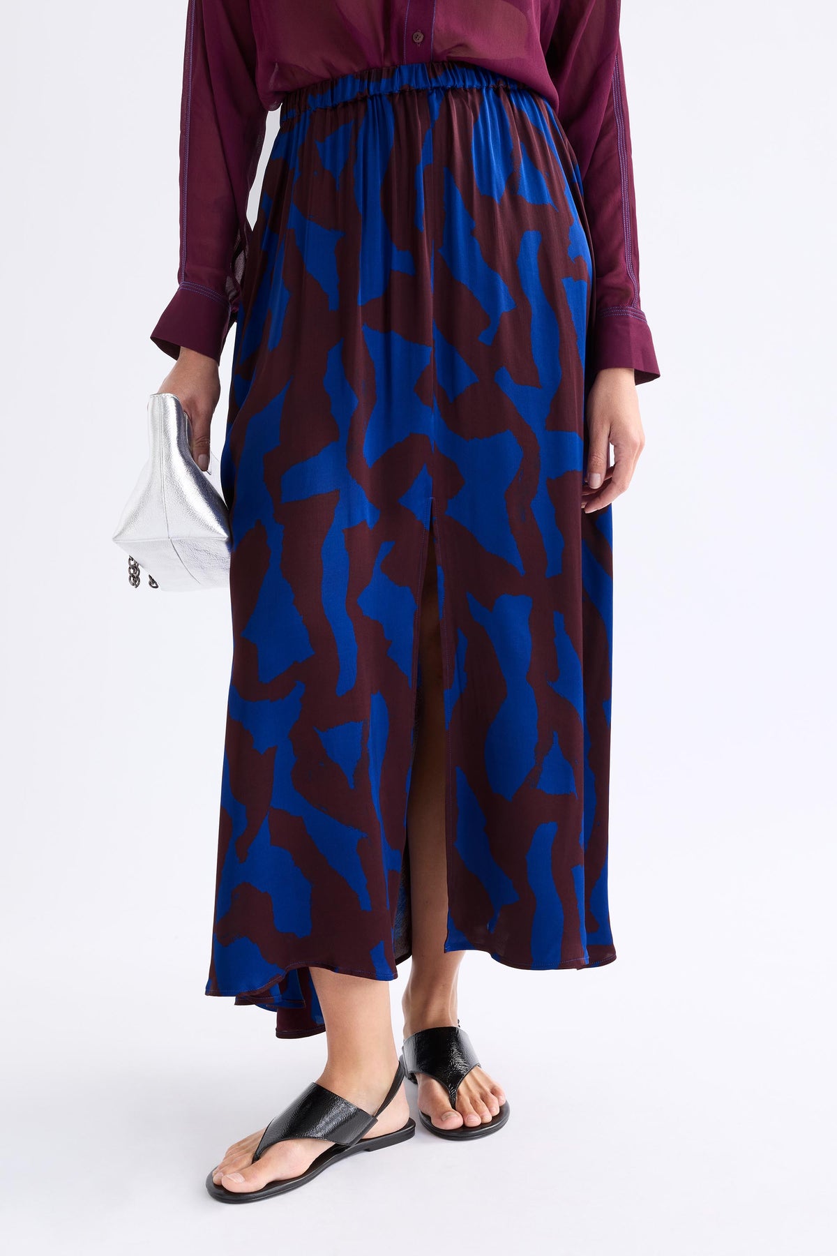 BESA SKIRT (Vaar Print/Shiraz)