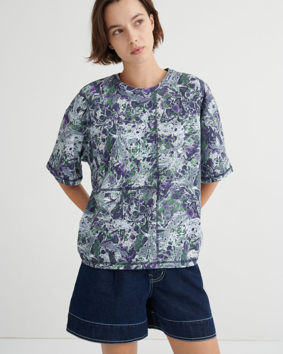 MONTAGE TEE (Marbled)