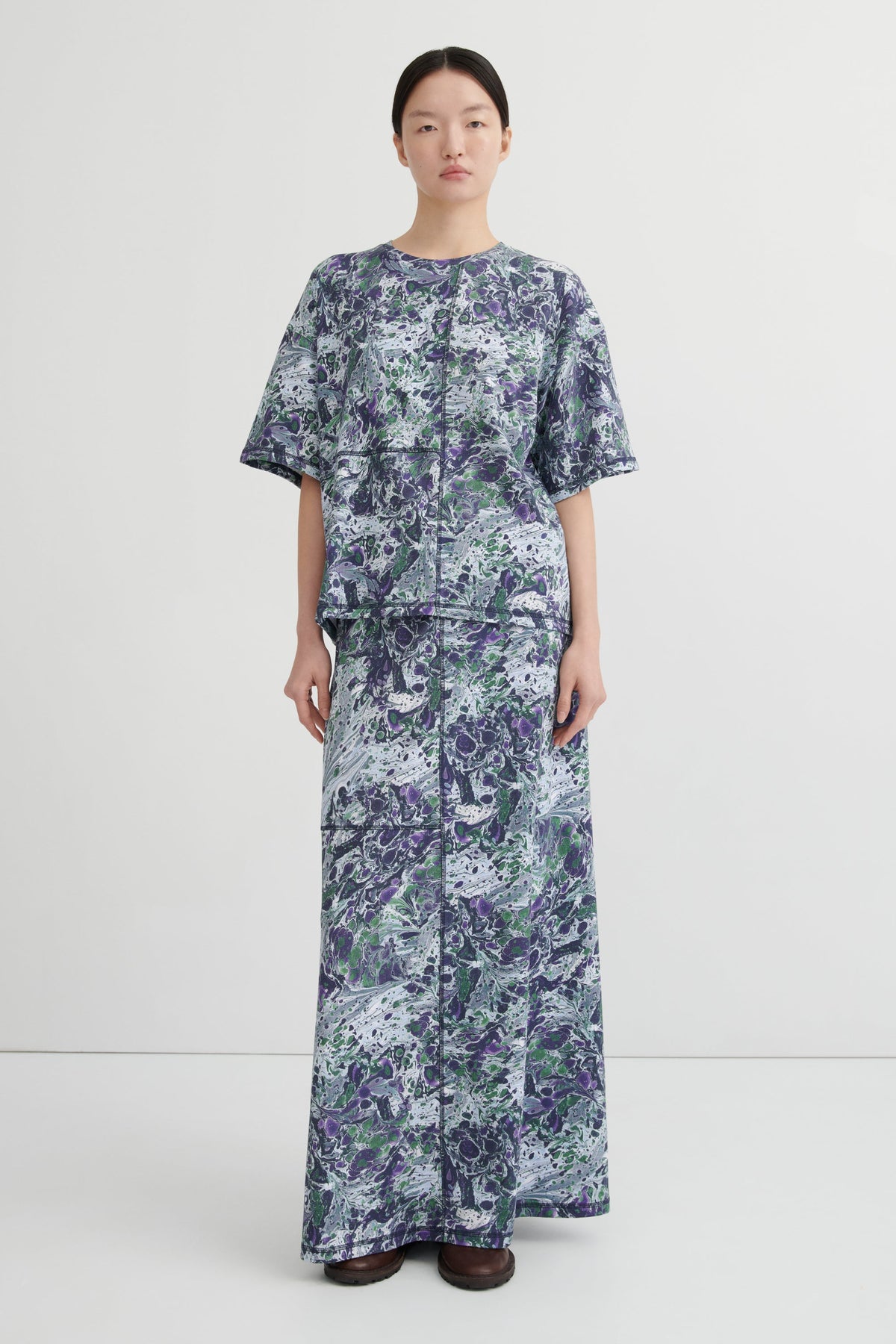 MONTAGE SKIRT (Marbled)