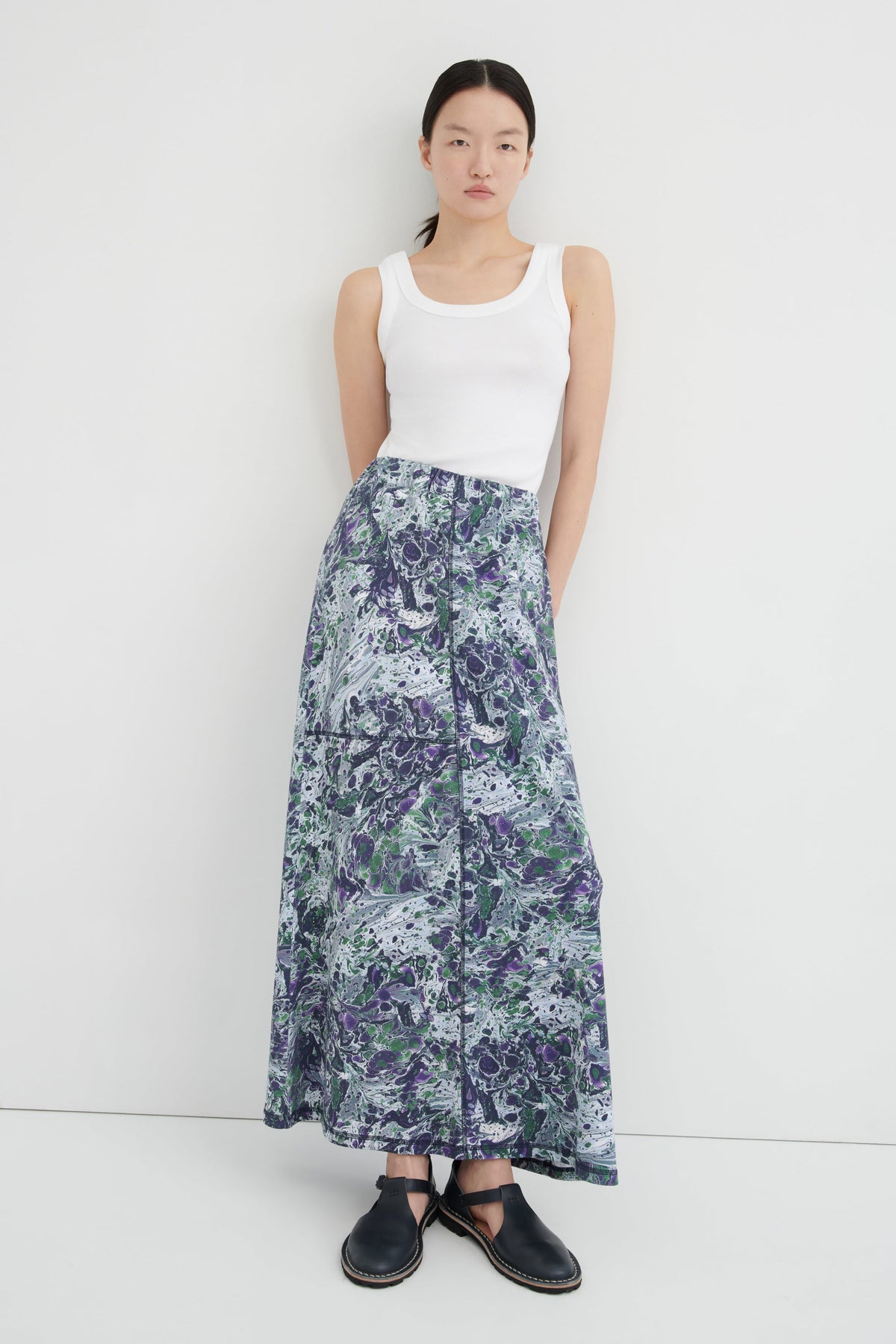 MONTAGE SKIRT (Marbled)