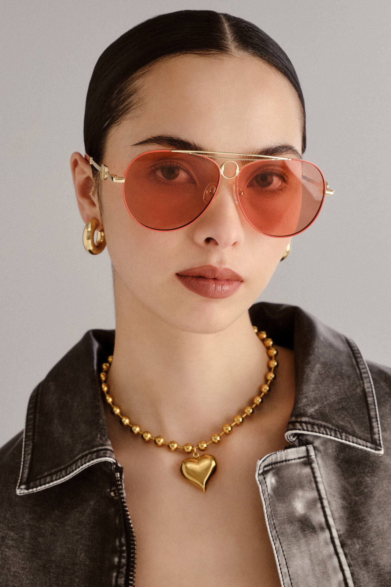 ABRACADABRA SUNGLASSES (Gold/Tangerine)
