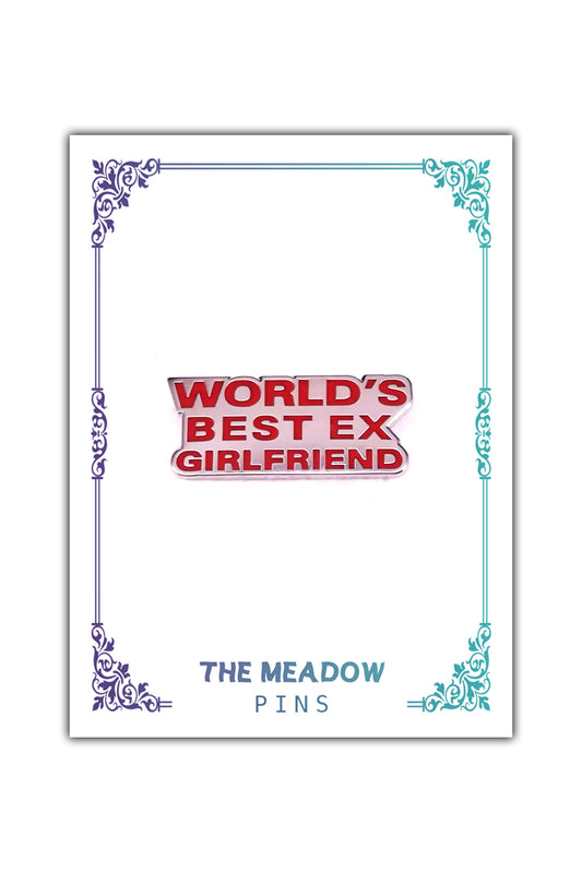 WORLDS BEST EX GF LAPEL PIN