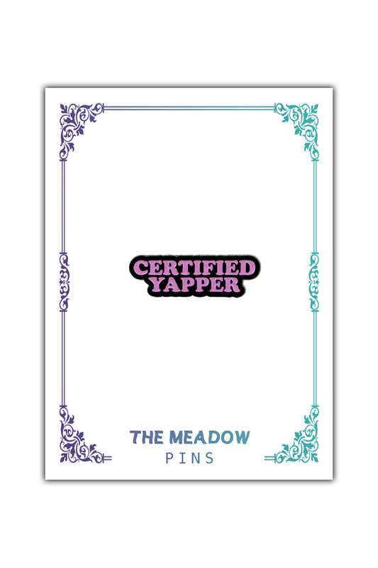 CERTIFIED YAPPER LAPEL PIN