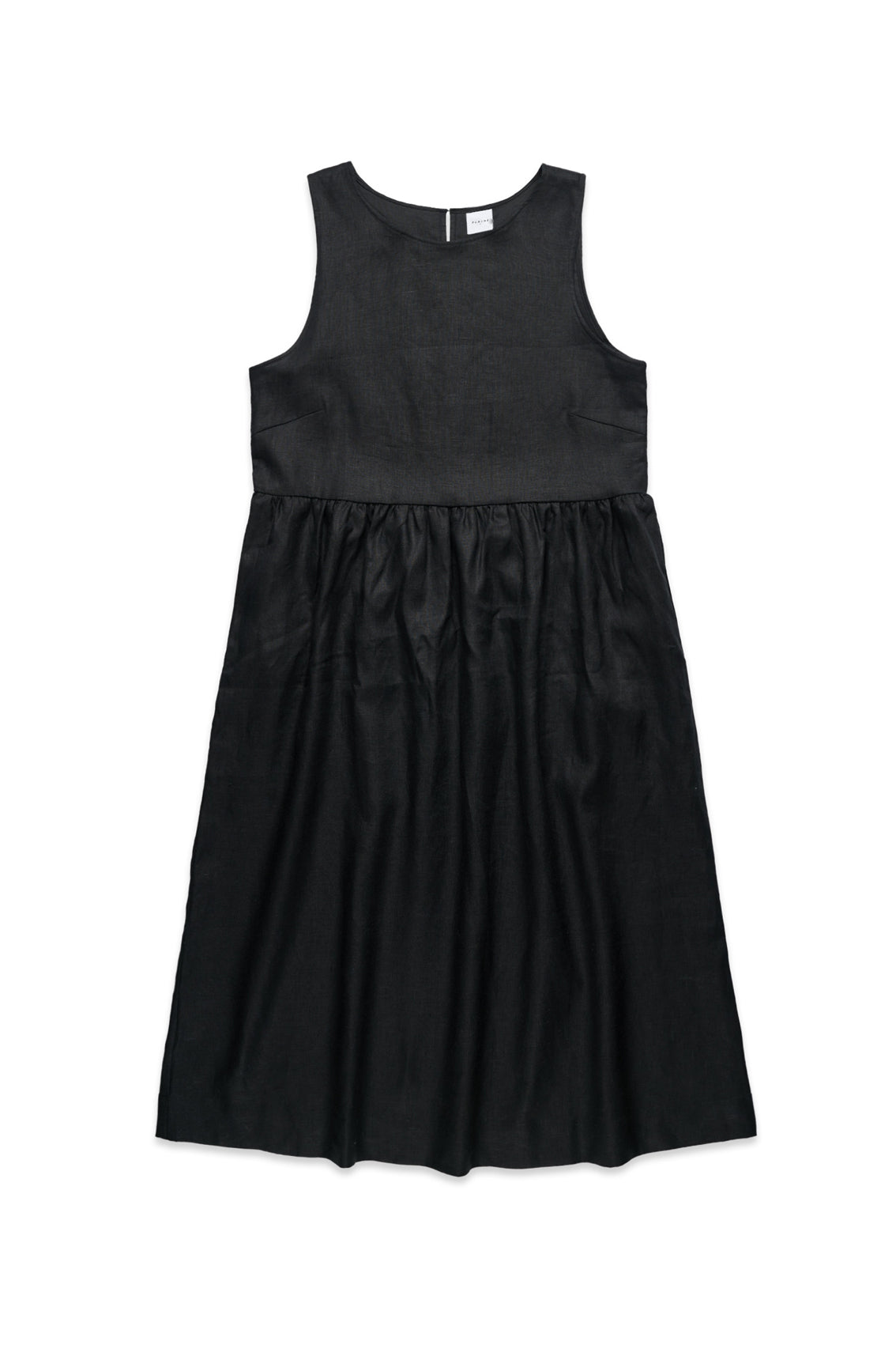 DORIS LINEN DRESS (Black)