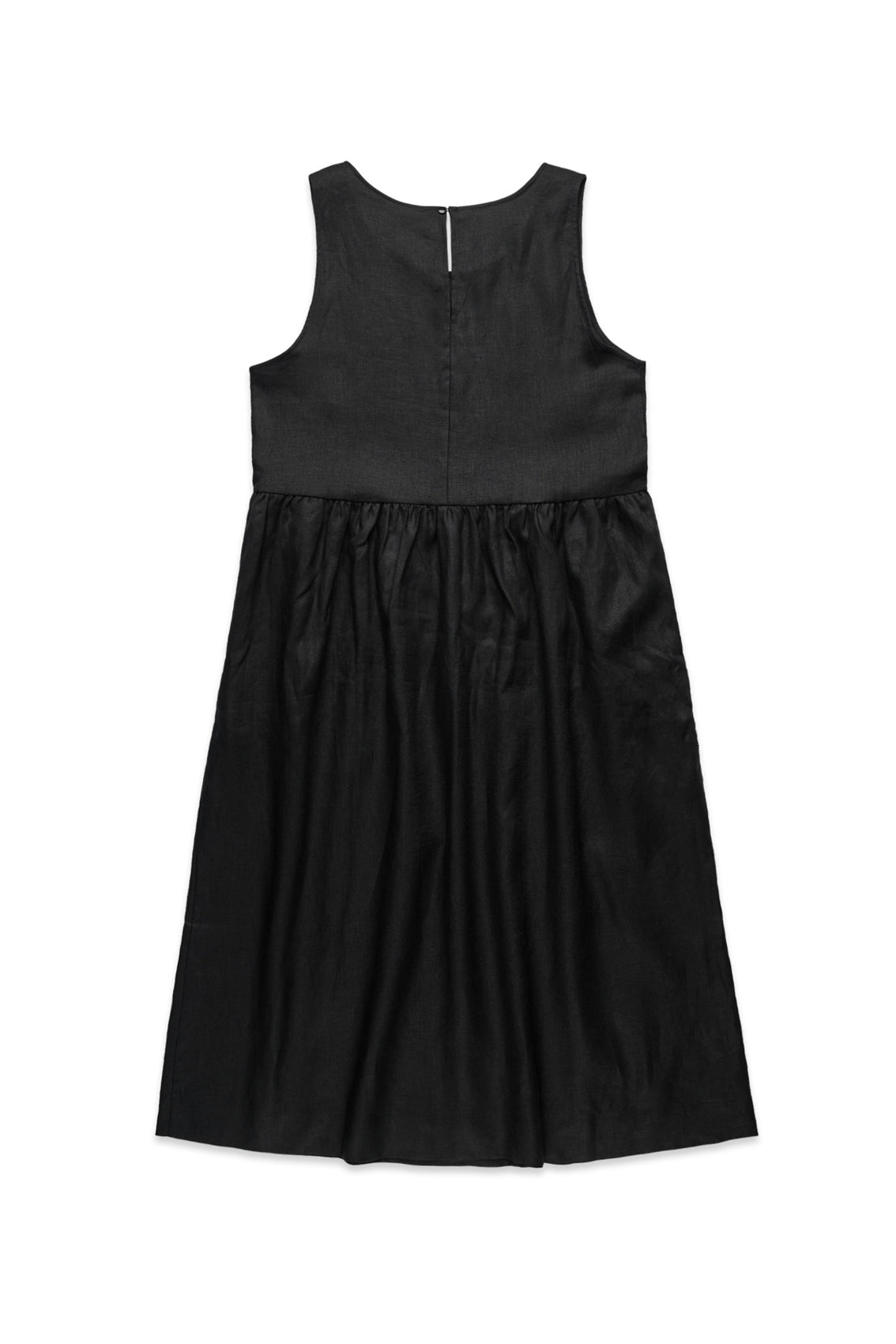 DORIS LINEN DRESS (Black)
