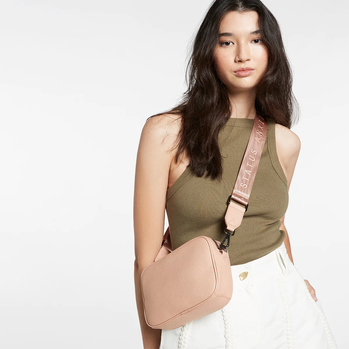 WITHOUT YOU BAG STRAP (Dusty Pink)